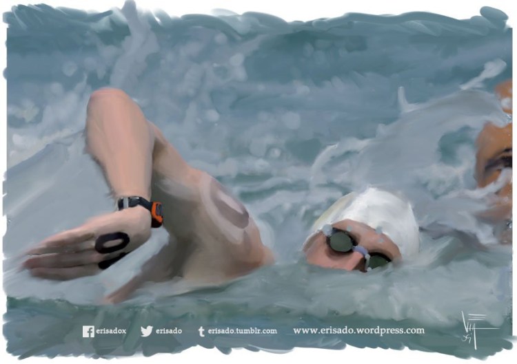 nadador-arte-digital-erisado